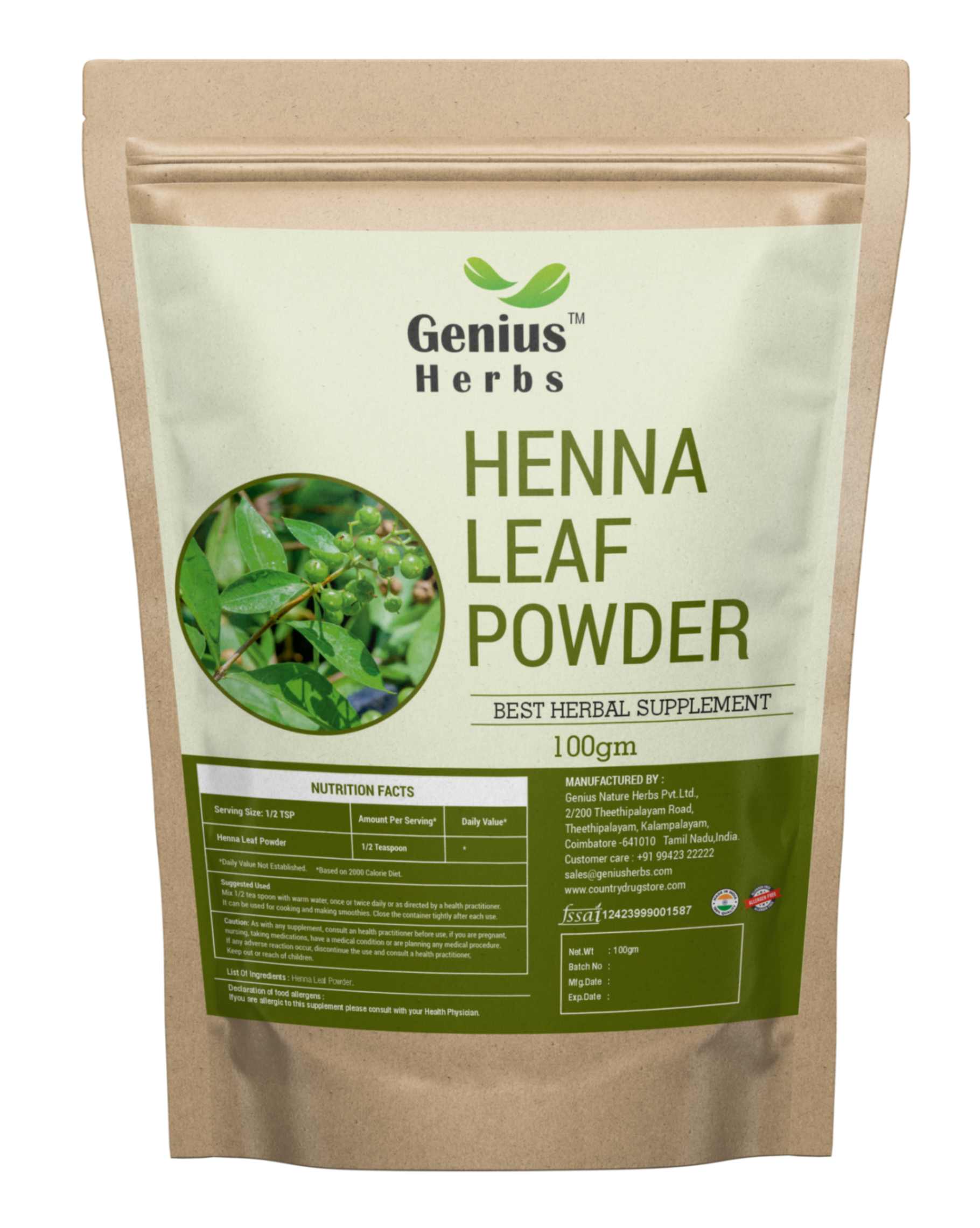 Henna Powder Wholesale Manufacturer & Supplier in India